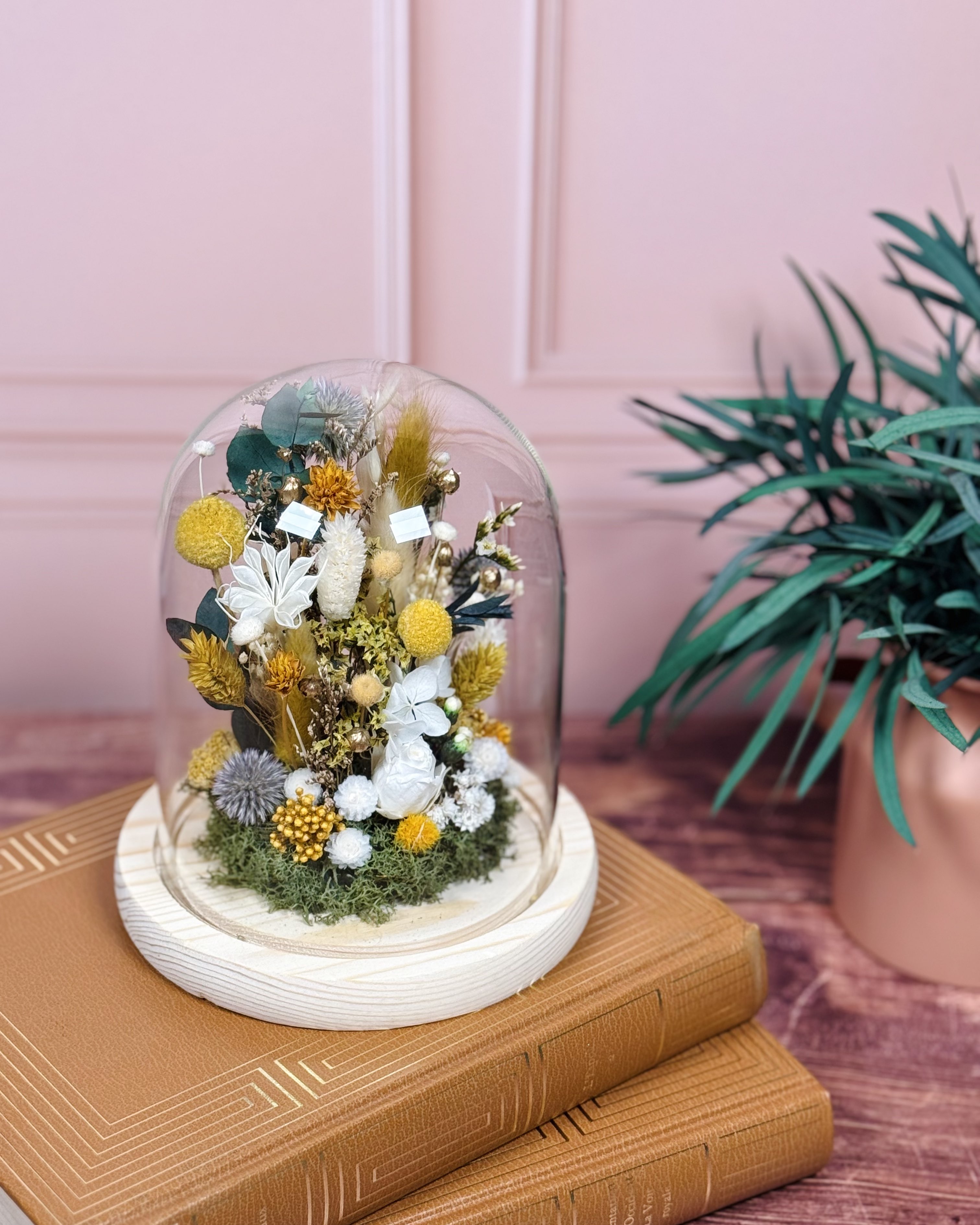 Cloche fleuris taille M